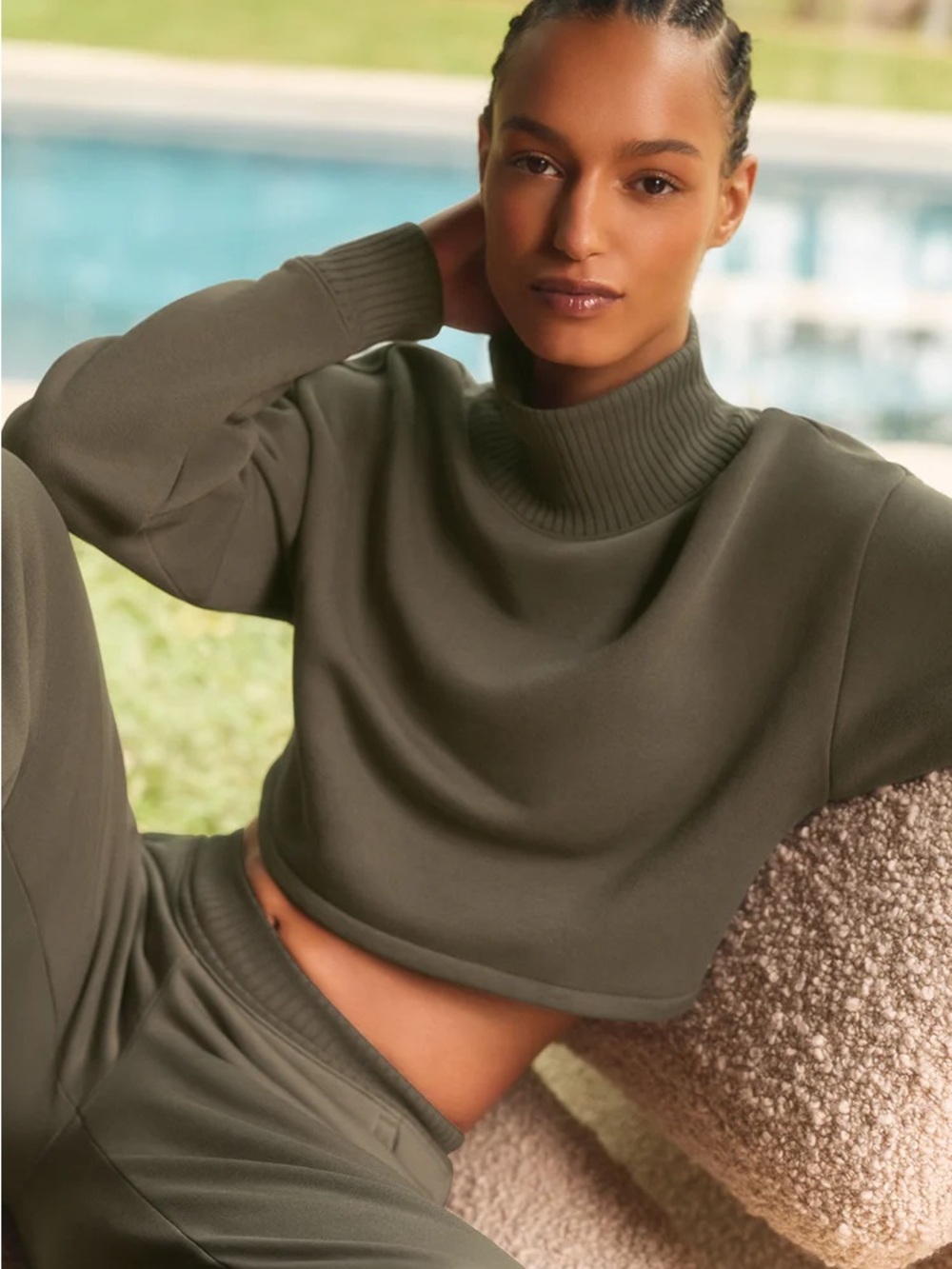 Alo Yoga Cropped Serenity Coverup Size XXS NEW!